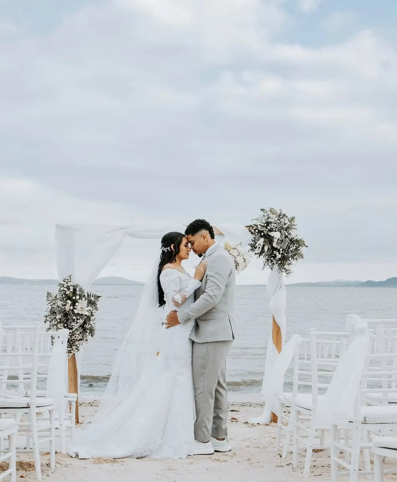 Cerimônia de casamento na praia